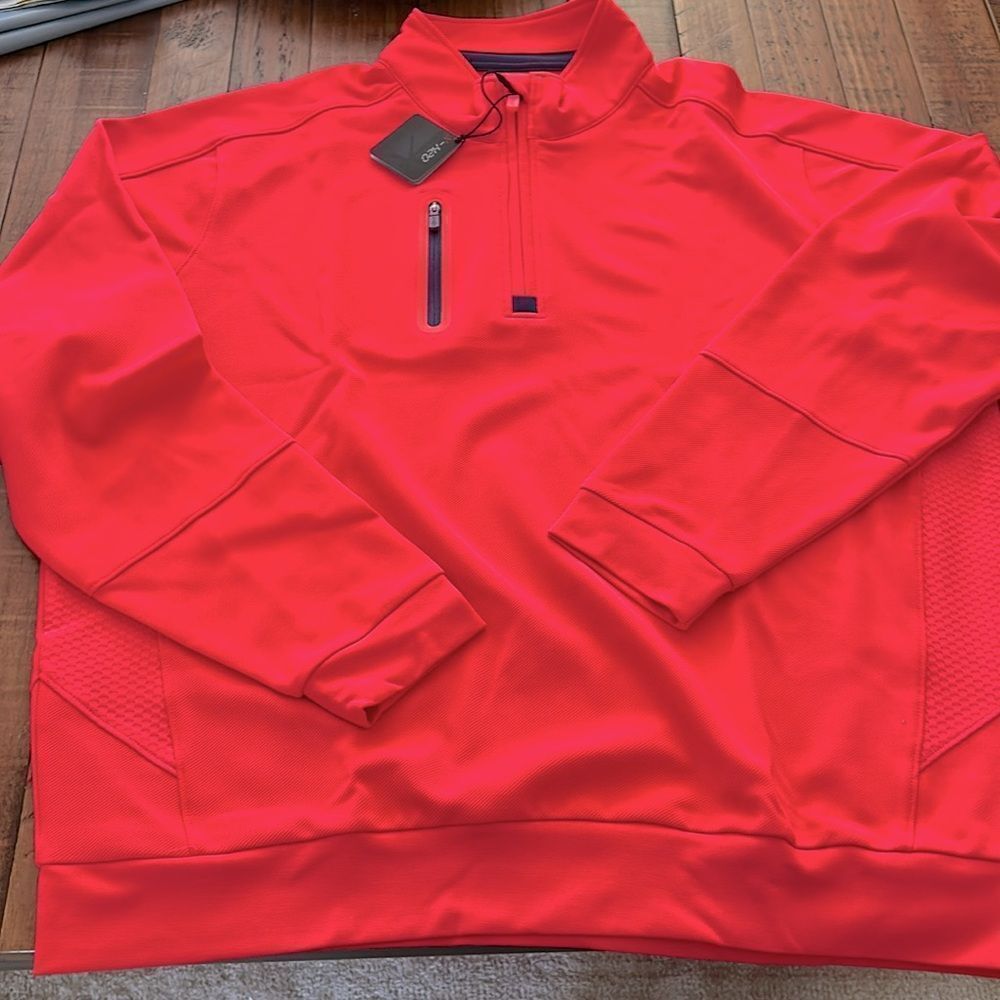 Bobby Jones Men's Performance Jacket in Bright Red